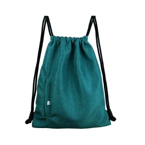 DRAWSTRING BACKPACK TURQUOISE