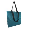 shopper bag turquise big shoulder bag