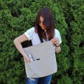 shopper bag beige tote bag