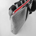 shoulder male felt bag with black car belt straps 15 inch laptop bag