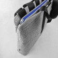 shoulder male felt bag with black car belt straps 15 inch laptop bag