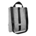 felt laptop bag with black car belt strap shoulder 15 inch laptop bag