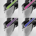 felt laptop bag with black car belt strap shoulder 15 inch laptop bag