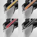 felt laptop bag with black car belt strap shoulder 15 inch laptop bag