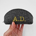 PERSONALISED DARK GREY MINI CASE
