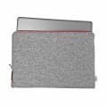 macbook felt sleeve red zipper laptop case ligh grey felt cover mac air 13