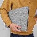 felt laptop cover black zipper macbook case mac light grey sleeve mac air 15