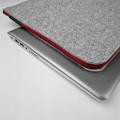 felt laptop sleeve macbook cover maroon zipper case mac air 15 in