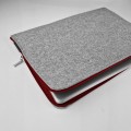 felt laptop sleeve macbook cover maroon zipper case mac pro 14