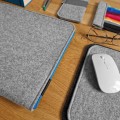 macbook felt case light blue zipper laptop cover mac sleeve pro 16