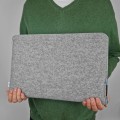 macbook felt case light blue zipper laptop cover mac sleeve 15 inch