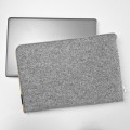 felt laptop sleeve mac cover yellow zipper macbook case 16 inch