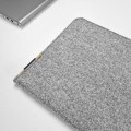 felt laptop sleeve mac cover yellow zipper macbook case 15 inch