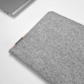 felt laptop sleeve orange zipper macbook cover mac hand made case