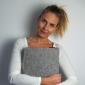felt laptop sleeve orange zipper macbook cover mac 16 inch hand made case