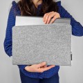 felt laptop sleeve macbook case with white zipper mac cover pro 14 in