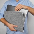 felt laptop sleeve macbook case with white zipper mac cover air 15 in