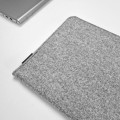 felt laptop sleeve macbook case with white zipper mac cover 15 inch