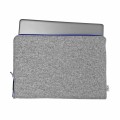 felt laptop sleeve macbook cover blue zipper mac case