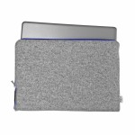 FELT LAPTOP SLEEVE BLUE ZIPPER
