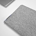 felt laptop sleeve macbook cover blue zipper mac pro 16 inch case