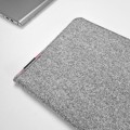 felt macbook sleeve pink zipper laptop case hand made mac cover air 15 in
