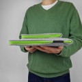 macbook case with pocket felt laptop sleeve green zippers hand made 15 inch cover