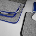 macbook case with pocket felt hand made laptop sleeve blue zippers mac air 13 cover
