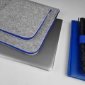 macbook case with pocket felt hand made laptop sleeve blue zippers mac pro 16 cover