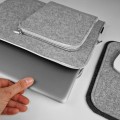mac case with pocket felt laptop sleeve white zippers macbook cover 15 inch