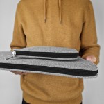MAC CASE WITH POCKET BLACK ZIPPER