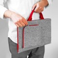 pokrowiec etui laptop macbook czerwony zamek filcowy macbook air 13