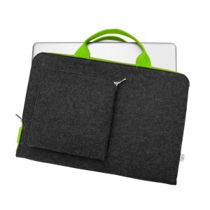 DARK GREY SLEEVE WITH GREEN HANDS