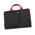 pokrowiec na laptopa z filcu filcowe etui macbook fuksja 13 cali