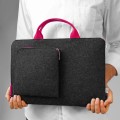pokrowiec na laptopa z filcu filcowe etui macbook fuksja 14 cali