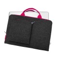pokrowiec na laptopa z filcu filcowe etui macbook fuksja rączka