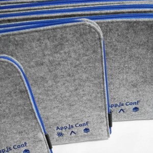 FELT MACBOOK CASE WITH YOUR LOGO EMBROIDED