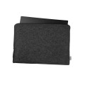 dark grey felt laptop sleeve mac cover black zipper macbook case 13 inch