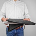 dark grey felt laptop sleeve mac cover black zipper macbook case air 13 in