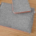 macbook case with pocket felt laptop sleeve orange zippers dell hp lenovo