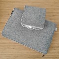 mac case with pocket felt laptop sleeve white zippers macbook cover mac pro 14