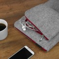 macbook case with pocket felt laptop cover maroon zipper mac pro 16 sleeve