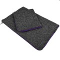 dark grey macbook case with pocket felt laptop sleeve violet zippers mac pro 16 cover