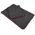 dark grey felt mac case with pocket laptop sleeve pink zippers macbook pro 16 cover