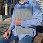 VERTICAL FELT LAPTOP SLEEVE