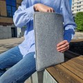 vertical felt laptop sleeve macbook case hand made cover mac 16 inch size