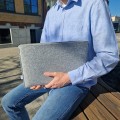 poziomy filcowy pokrowiec na laptopa MacBook etui z filcu 14 cali