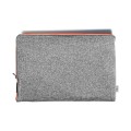 fluo orange zipper macbook sleeve felt laptop case mac cover 14 inch