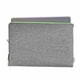 fluo green zipper macbook sleeve felt laptop case mac cover air 13 inch