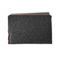 fluo orange macbook sleeve dark grey felt laptop case mac cover 15 inch